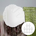 Miniatyrbilde 2 av 4: 10 stk. Tak Draperinger Romersk Stang Ende Dusjforheng Stang Draperihette Gardinstang Ender