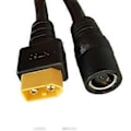 Miniatyrbillede 5 af 5: DC8mm Strømforsyningskabel DC7909 til XT60 Adapter til Brug med Solpaneler 14AWG Valgfri Længde 1m