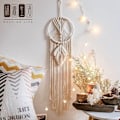 Miniatyrbillede 5 af 5: Boho Makrame Drømmefanger til Pigeværelse, Drømmefanger med Pom