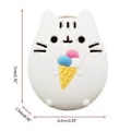 Miniatyrbild 3 av 5: Silikonfodral Skyddande Mjukt Fodral Skyddande Ärm för Skal Lämpligt för Tamagotchi On 4U+ PS för m!x i  Vit White