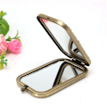 Pikkukuva 4 / 5: Vintage Compact Travel Pocket Mirror Rectangular Gold Make-up Mir