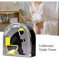Miniatyrbilde 3 av 5: 5 minutters toalett timeglass sandtimer, sandklokke med morsomt trykk
