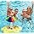 Miniatyrbild 5 av 5: Flytande poolbar, vuxen poolboj, uppblåsbar poolbar, bojbar