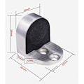 Miniatyrbilde 4 av 5: 304 rustfritt stål magnetisk dørstopper gulv magnetisk dørstopper gulv magnetisk dørstopper gulv