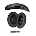 Miniatyrbillede 1 af 5: Udskiftningsørepuder til QC35 QC35II QC45 QCSE headsets, der giver øget komfort og lang levetid for hyppige brugere - Sort Black