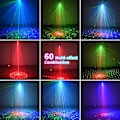 Miniatyrbillede 2 af 5: DJ Disco Stage Party Lights, LED Lydstimuleret Laserlys RGB