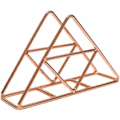 Miniatyrbillede 1 af 5: Rose Gold Trekantet Servietholder Luksus Retro Servietholder Papir