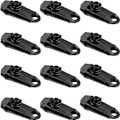 Miniatyrbillede 1 af 4: 12 stk. Sikre presenning clips, multifunktionelle plastik teltclips til