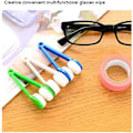 Miniatyrbillede 3 af 5: Pakke med 5 Mini Bærbare Mikrofiber Brille Rengøringsmiddel Multi-Funktion