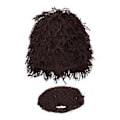 Miniatyrbillede 5 af 5: Strikket Hue Strik Beanie Hue Casual Udklædningrekvisit Mænd Kvinder Vinter Varm Hovedbeklædning Fuzzy Vinterhue til Ferie Snowboarding (Kaffe S)