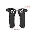 Miniatyrbillede 3 af 5: Silikone Grip Cover til Touch-Controller til PS VR2 Controller Beskyttelsescover Anti-snavs Controller Cover Håndtag Skin Sort