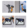 Miniatyrbild 5 av 5: 2-pack solcellslampor med rörelsesensor - 100 LED utomhus Moti