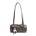 Miniatyrbillede 1 af 5: 2025 Vinterkollektion Dame Cylinder Håndtaske Stilfuld PU Læder Skuldertaske Multifunktionel Crossbody Taske Grå Gray