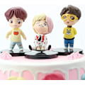 Miniatyrbild 5 av 5: 7-delad BTS Mini Idol Lyxig Karaktärsspelset Tårta Topp BTS Pojke