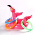 Miniatyrbilde 1 av 5: 15 stk oppblåsbare flamingo bassengleker ringkast bassengspill, Flamin