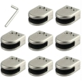 Miniatyrbillede 1 af 5: Glas Klemme 8 STK 8-10mm 304 Rustfrit Stål Glas Klemme Klemme Su