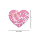 Miniatyrbillede 3 af 3: 4 stk. Valentinsdag Hjerteformede Chokoladeæsker Kreative Gaveæsker Pink