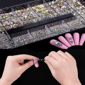 Miniatyrbilde 3 av 5: AB diamant, neglekunst strass sett, 3D blandet neglekunst strass