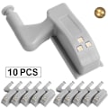 Miniatyrbild 1 av 5: 10PC LED Smart Sensor Hinge Cabinet Cupboard Wardrobe Cupboard
