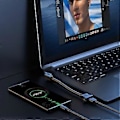 Pikkukuva 2 / 5: USB3.0 Nopea Tiedonsiirto Jatkojohto Paneelikiinnityksellä 5Gbps USB 3.0 Uros-Naaras Adapterijohto Teollisuustietokoneelle 0.3m straight head