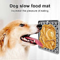 Miniatyrbillede 5 af 5: Hunde Slow Feeder Slikkemåtte, til Foder, Godbidder, Yoghurt eller Jordnøddesmør (grå)