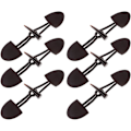 Miniatyrbild 1 av 5: 6 par läderknappar Horn Toggle Duffle-knappar för kappa kaffe