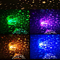 Miniatyrbilde 2 av 5: Stjernehimmel-projektor, LED-projektor for nattlys for barn, 7 farger fargerik romantisk stjernehimmel-prosjektorlampe for barn, belysning, bursdagsgave