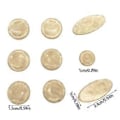 Miniatyrbilde 3 av 5: Fargerike Abalone Nøkkeldekorasjoner Passer Plast Saksofon Nøkkelknapper Innlegg for Forbedret Lydkvalitet Plastic snap beige