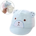 Miniatyrbild 2 av 5: Andningsbara Baby Baseballkepsar Sommar Mesh Ankunge Tunga Hatt Trendig Söt Björn Solhatt Vindtät för Pojkar Flickor Unisex Blå Blue