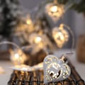 Miniatyrbillede 1 af 4: Batteridrevne lyskæder, julesnefnuglys, LED-gardin