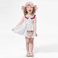 Miniatyrbild 4 av 5: Beige 2-delat set (hatt+väska set 47-53CM) Flickor Solhatt Barn Sommar