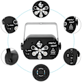 Miniatyrbillede 2 af 5: USB Lydaktiveret LED Partylys Discolys
