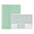Miniatyrbillede 2 af 5: Tastatur + Læder til Samsung Galaxy Tab A8 10.5 2021 Mørkegrøn Light green