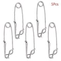 Pikkukuva 1 / 5: 5 kpl/pakkaus pitkäsiimaleikareita ruostumattomasta teräksestä Snap Swivel Longline Branch Hanger Tonnikalan kalastusliittimet M