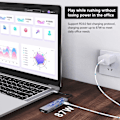 Miniatyrbillede 4 af 5: USB Type C Hub, Multi-Port Adapter til MacBook Pro - 6 i 1 Hub C