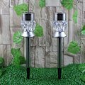 Miniatyrbilde 1 av 5: Solcelle-stilys for utendørs bruk, 6-pakning solcellelamper for hagen, fargeskiftende LED-lys for landskap, utendørs solcellelamper for gangvei, sti