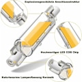 Pikkukuva 3 / 5: 20W R7S LED-lamput 118mm himmennettävät, R7S LED-lamppu lämmin valkoinen P