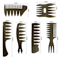 Miniatyrbild 2 av 4: 6-pack Quiff Stylingkam för män Professionell frisörborste