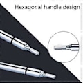 Pikkukuva 5 / 5: Katon tasoitusholkkisarja kattoasennukseen, ontto hylsyavain 1/4\" kuusiokannalla sähkötyökalulle 10mm