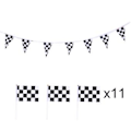 Miniatyrbillede 1 af 3: 11 stk. Festbanner