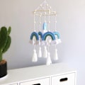 Miniatyrbilde 3 av 5: Baby Seng Mobile Nyfødt Barnehage Henge Mobile Regnbue Seng Mobile