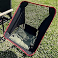 Miniatyrbilde 4 av 5: Slitesterke Campingseteunderlag Lett å bære Seteunderlag Ryggsekktur Sitteunderlag for enkel transport Black Red