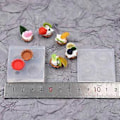 Miniatyrbillede 5 af 5: Resinform Mini Søde Silikoneforme Epoxy Støbning DIY Ornamenter Chokolade Dessert Budding Form Borddekorationer Håndværk