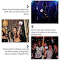 Miniatyrbillede 2 af 3: 1 stk. LED Lysende Stav Party Glow Tryllestav Bar Party Blinkende Stav (uden Batteri)