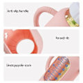 Pikkukuva 4 / 5: Elintarvikelaatuinen silikoninen tuttipullon suojus 120ml/250ml säiliön pidike suojakotelo helppo ote vaaleanpunainen Pink 120ml