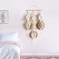 Pikkukuva 3 / 5: Macrame-hatturipustimet Hat Rack seinälle Cowboy Hat Holder Display