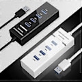 Pikkukuva 5 / 5: RYRA 4 Portin USB3.0 Hub Nopea Latauslaajennus 5Gbps HUB LED-merkkivalolla