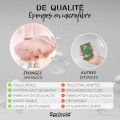 Miniatyrbilde 4 av 5: Oppvask svamp 6 stk - Assorterte farger, Multi-overflate, Anti-S