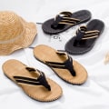 Miniatyrbilde 2 av 4: Herre og dame flip flops flate flip flops sommer tøfler strand og P