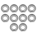 Pikkukuva 1 / 5: 10 kpl kuulalaakeri ruostumatonta terästä 17 mm sisähalkaisijalla, rullien vaihto koneeseen